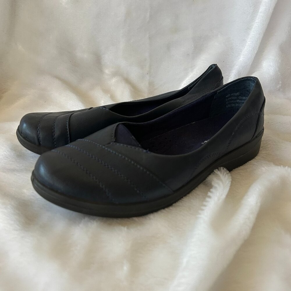 Easy Street Comfort Loafers Womens 8 Blue Closed Toe
